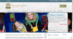 Desktop Screenshot of boiseschoolsfoundation.com